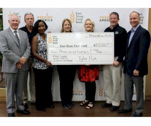 Tyler Pipe makes $10,000 donation to the Texas Food Bank
