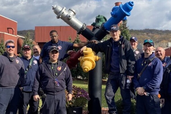 Kennedy Valve hosts Elmira firefighters for facility tour