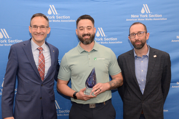 Territory Sales Manager Bryan Elford recognized with American Water Works Association excellence award