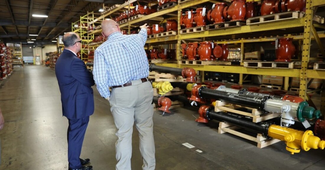 Kennedy Valves welcomes U.S. Representative Nick Langworthy