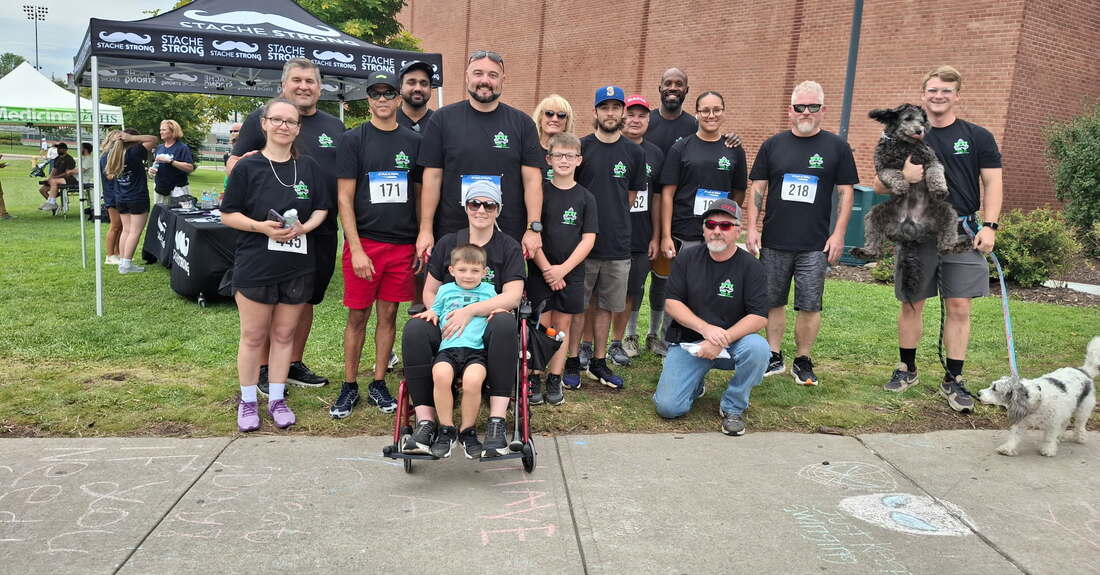 Team Kennedy Valve Runs for a Cure at the Stache Strong 5K