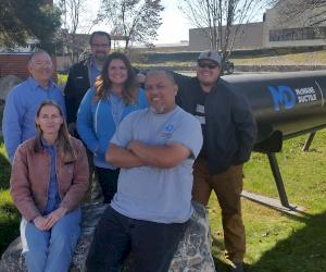 (Pictured:  1st Place Team - back row left to right: Louis Shell, Davy Crockett, Afton Whiting, Roland Irvin; front row left to right: Holly Hurst, Rick Strickland)