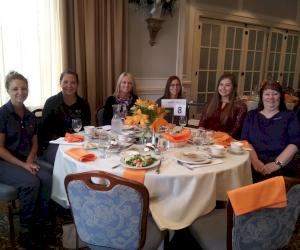 Pictured L-R Laurie Potter, Lindsey Dunn, Shelly Crater, Logan Clark, Lydia Wright and Roberta Hoover